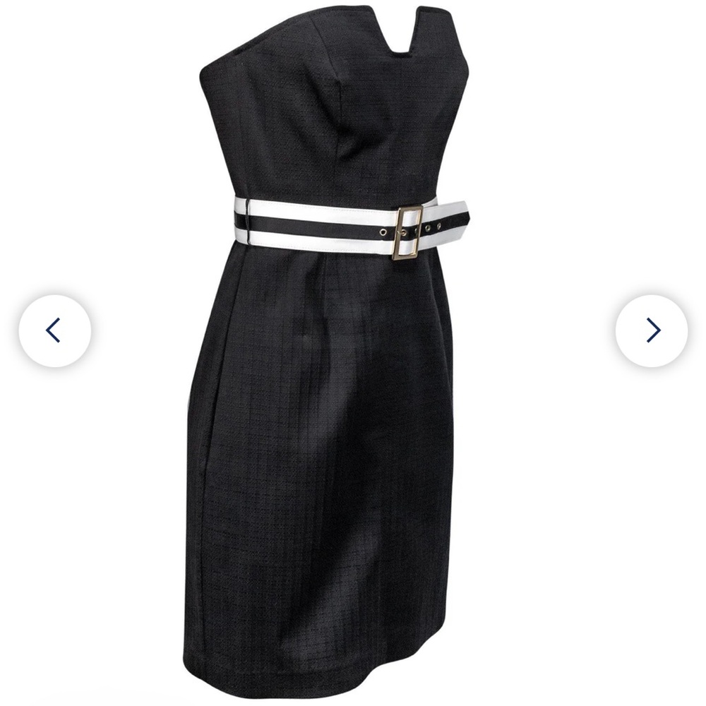 Adorable Trina Turk strapless dress with blazer